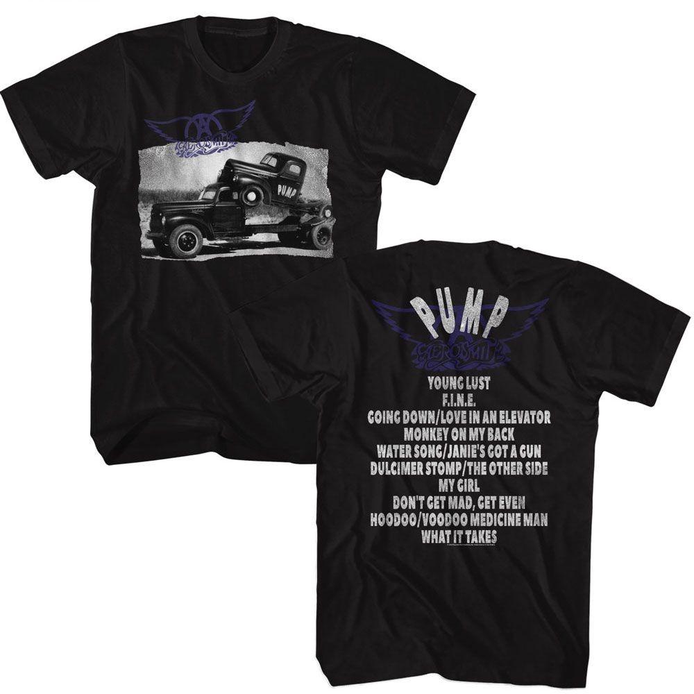 Aerosmith Pump Album Music T-shirt Tops Tees Men's Women's Unisex