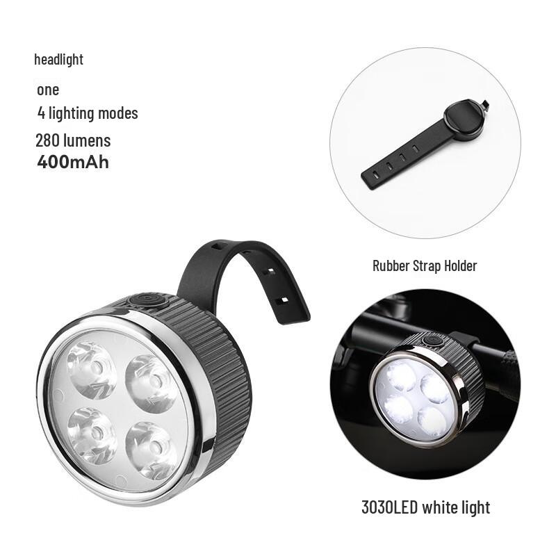 Lishi Dual 4-LED Bicycle Front Lights