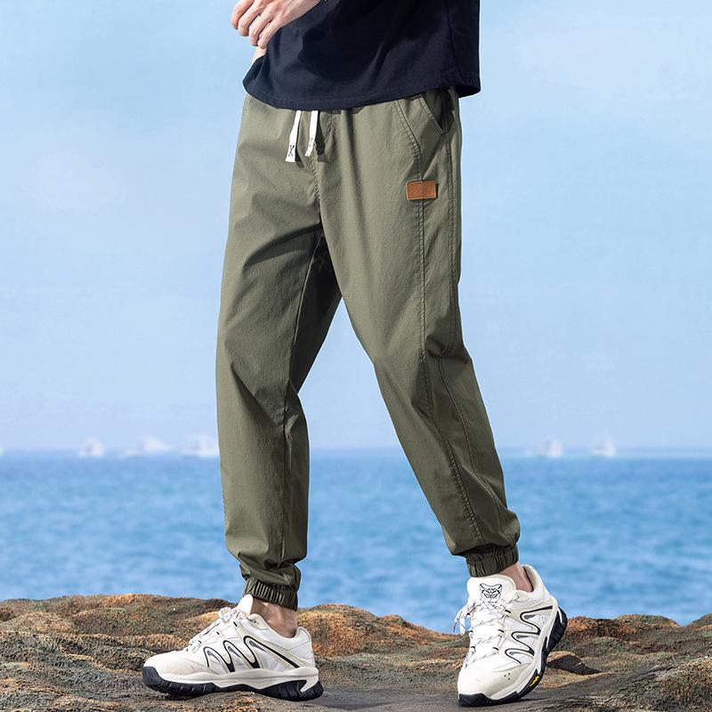 Men's Slim Stretch Korean Style Summer Drawstring Sweatpants