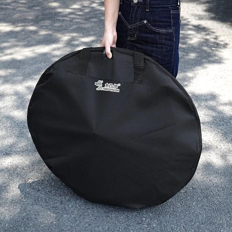Outdoor Bicycle Tire Storage Bag Black Nylon Wheel Carry Bag Cover Sports 700C Road Bike Bikes Tire Wheel Bag