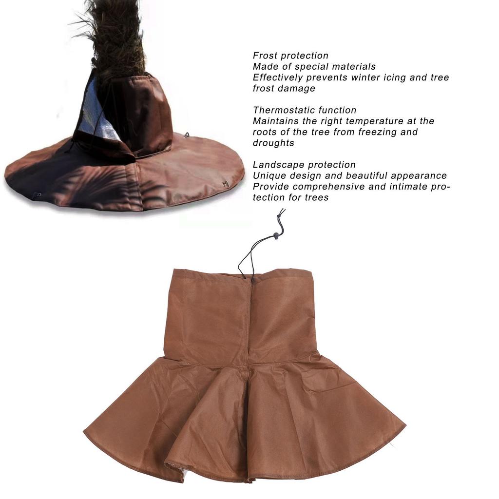 Winter-Palmen-Wurzelschutz, multifunktionaler Frostschutz für Baumwurzeln mit konstanter Temperatur, mit elastischer Kordel