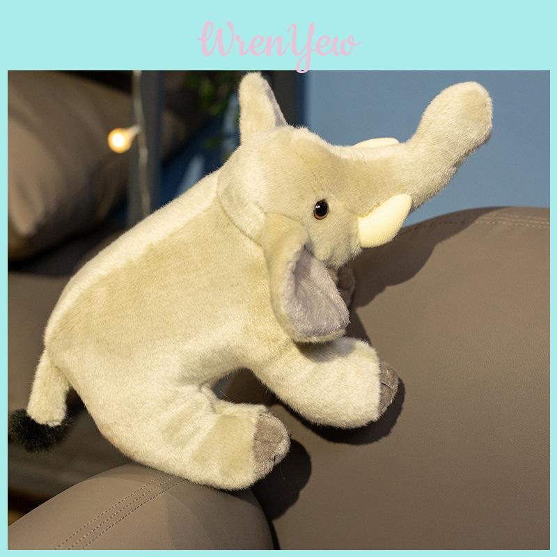 Cartoon Elephant Stuffed Animal With Soft Pp Cotton Filling For Childrens Playroom Decor