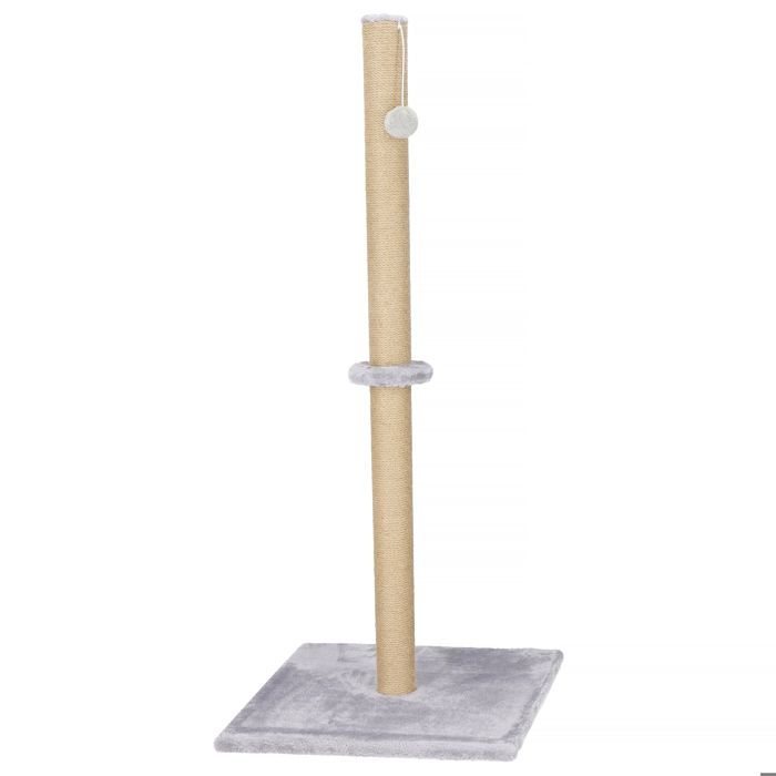 Arbre À Chat - Springos® - 103,5 Cm - Sisal - Balle Suspendue - Gris