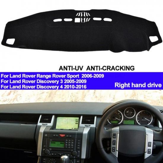 Car Dashboard Cover DashMat For Land Rover Discovery 3 4 Range Rover Sport 06-09