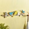 Creative Bird Shape Wall Hooks 4 Hooks Closet Organizer Holder Clothes Coat Hooks  Kitchen Supplies