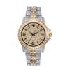 MISSFOX neue Modemarke High-End Diamantbesetzte Herrenuhr, Edelstahl Wasserdicht Voll Diamant Quarz Uhr