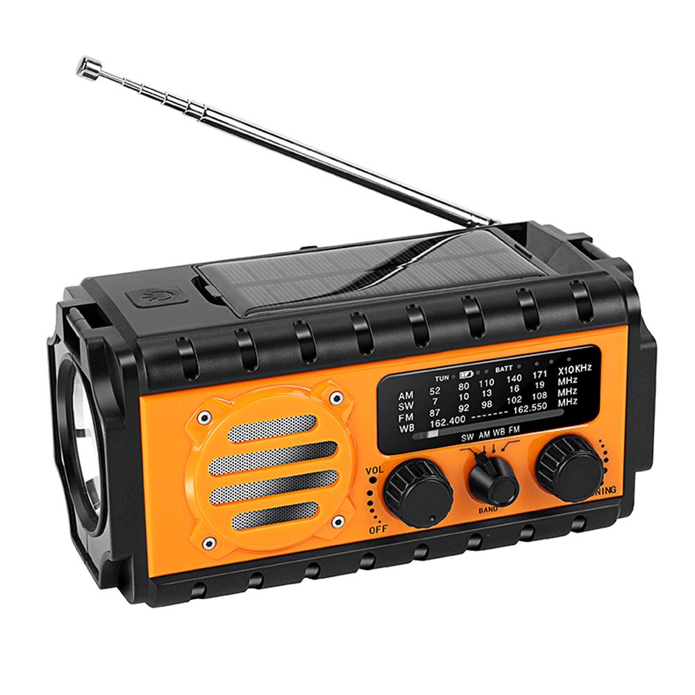 Emergency Hand Crank Radio 20000mAh Solar Powered Radio with Flashlight Reading Lamp SOS Alarm Solar Radio for Emergency/Home