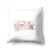 Polyester Pillow Case Automobile Decoration Home Printed Pillow Case Waist Cushion Cover Car Cushion Head Cushion Cover