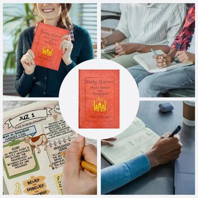 Quran Made Simple Guide Premium Books For Expanding Mind & Knowledge Horizons Personal Growth & Knowledge Expansion Notebook