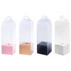 10PCS Clear PVC Flower Containers Lightweighted Flower Storage Bags with Handle For Floral Arrangements Boxes