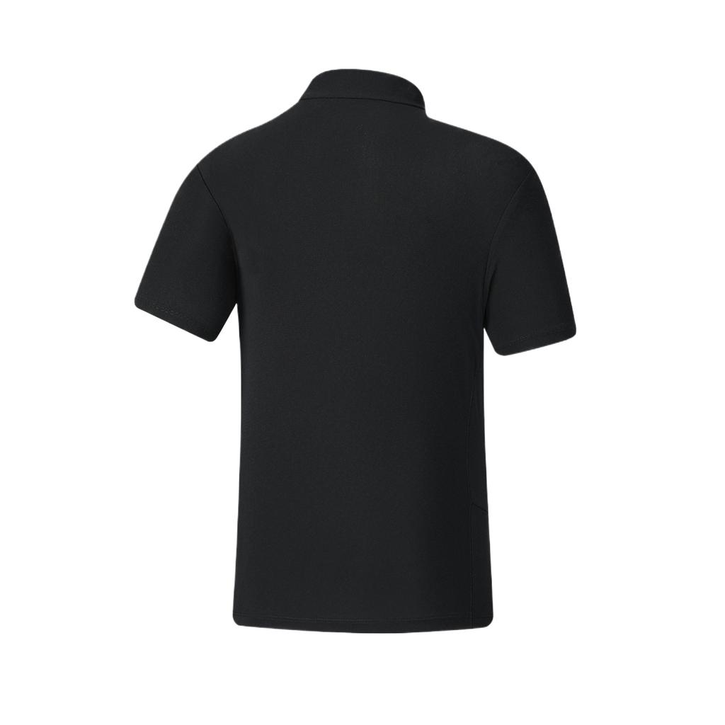 FILA Explore Solid Color Pullover Stand Collar Regular T-Shirt Women Tops A11W627104F-BK