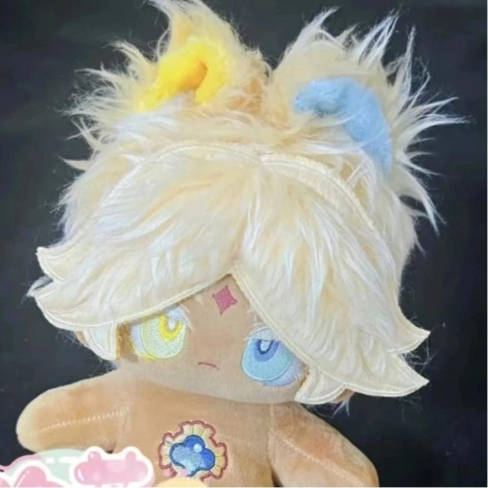 

Pure Vanilla Cookie Plush Dress Up Cotton Doll Toys for Kids 20cm Stuffed Cookie Run: Kingdom Figure Clothes Change Cosplay Gift No skeleton