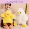 Adorable Plush Duck Toy Large Fluffy Stuffed Animal For Girlfriend Cozy Bed Companion
