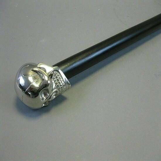 Antiker Stil Viktorianisch Vintage Designer Messinggriff Gehstock Holzspazierstock