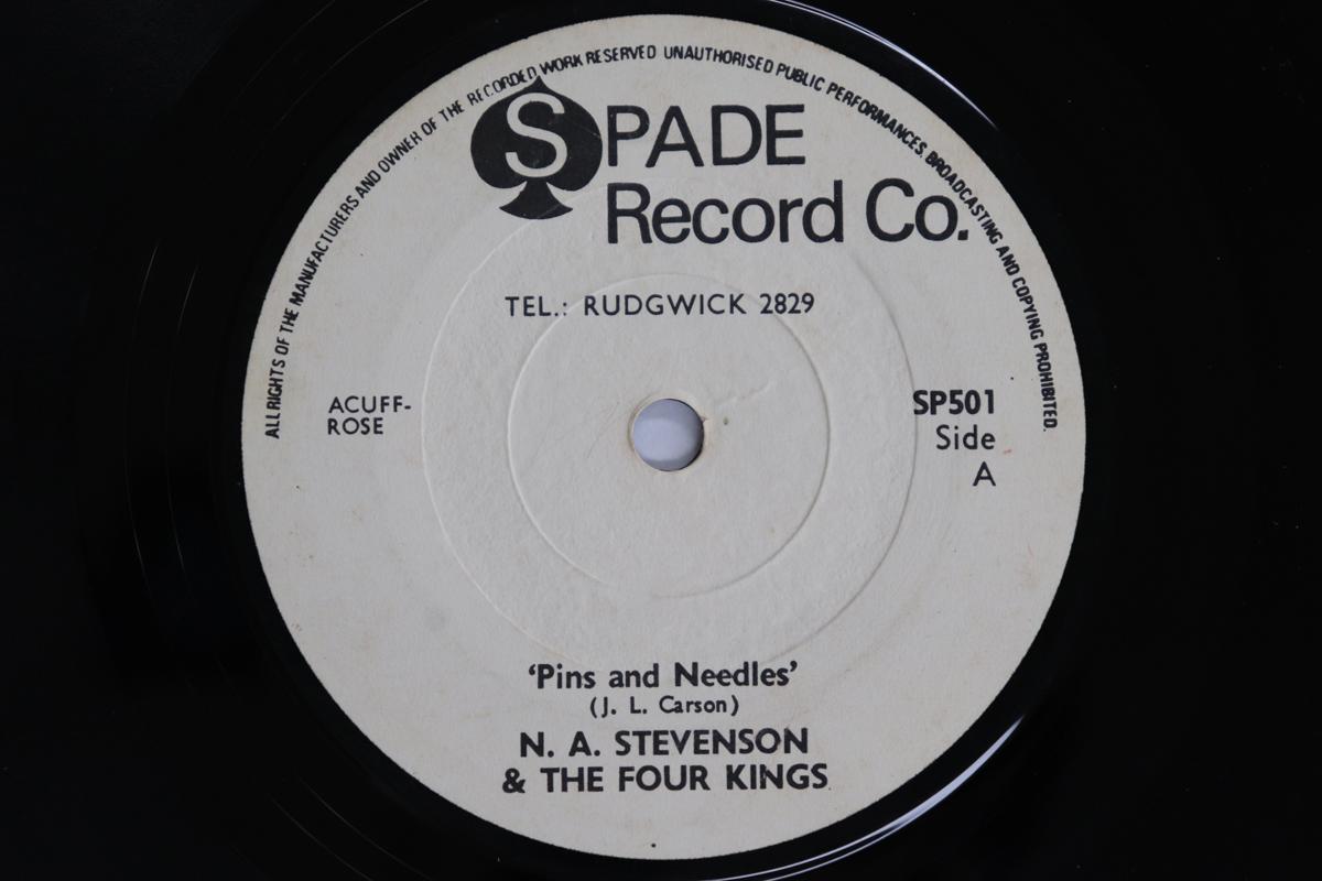 

7inch Record N.A. STEPHENSON & THE FOUR KINGS - Boogie Woogie Country Girl SP501 SPADE RECORD CO UK Rock Used