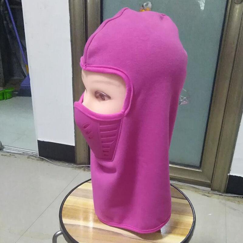 Winter outdoor riding mask hat thickened fleece cap scarf face protection warm windproof hat headgear mask