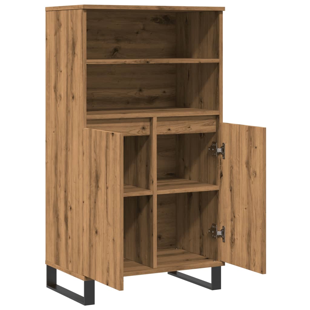 Highboard Artisan Oak 60 x 36 x 110 cm engineered wood