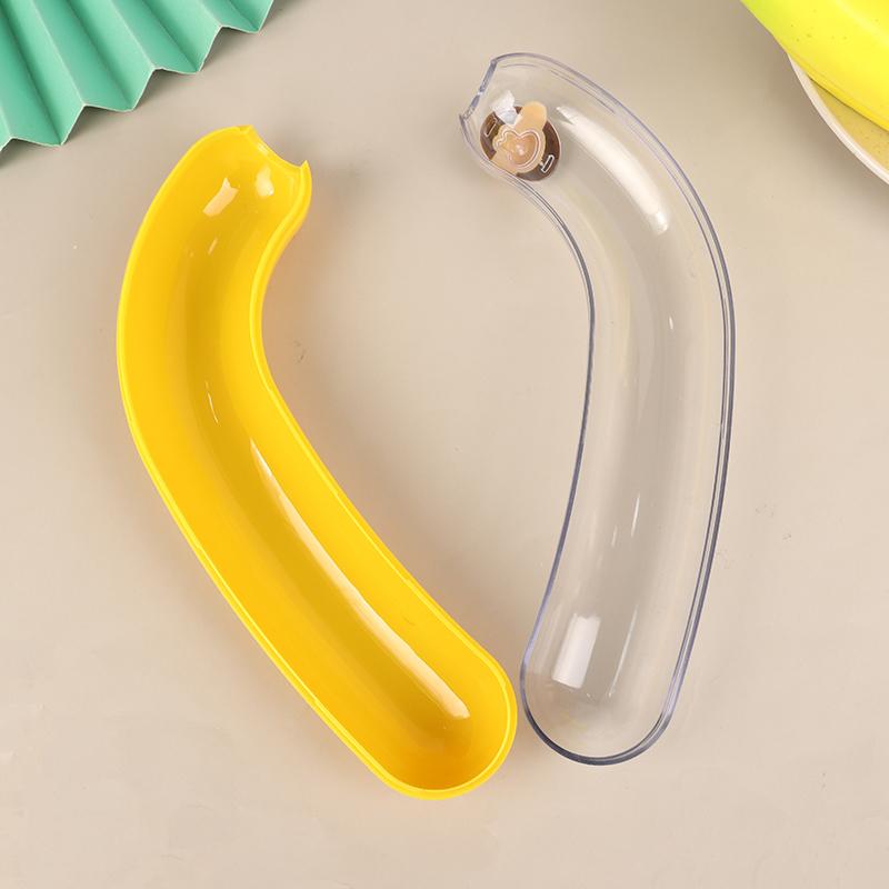 1Pc Children'S Portable Banana Storage Box Squeezable Fruit Storage Box Refrigerator Crisper Outdoor Fruit Storage Box Holder