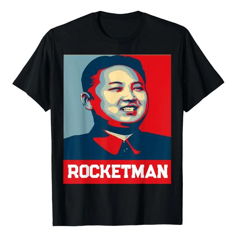 Camiseta Kim Jong Un Rocket Man, Divertida Camisa De Corea D S