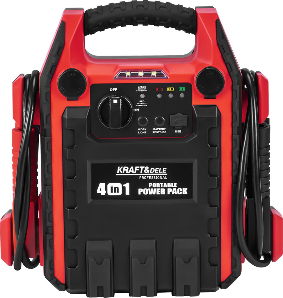 Booster rozruchowy 4W1 1200A Kompresor | Kraft&Dele