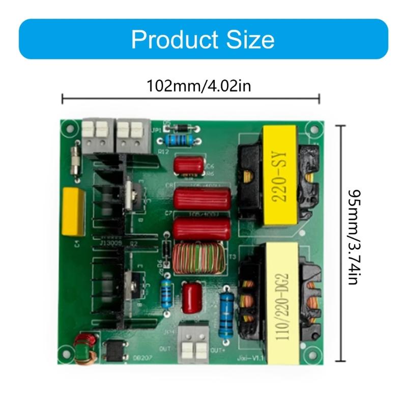 High Efficiency 100W Ultrasonic Cleaning Driver Board With Customizable Frequency And 220V Voltage Compatibility