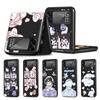 Cinnamoroll My Melody Case for Samsung Galaxy Z Flip4 Flip3 5G PC Hard Cell Phone Shell Z Flip 4 3 Black Coque Zflip4 Cover