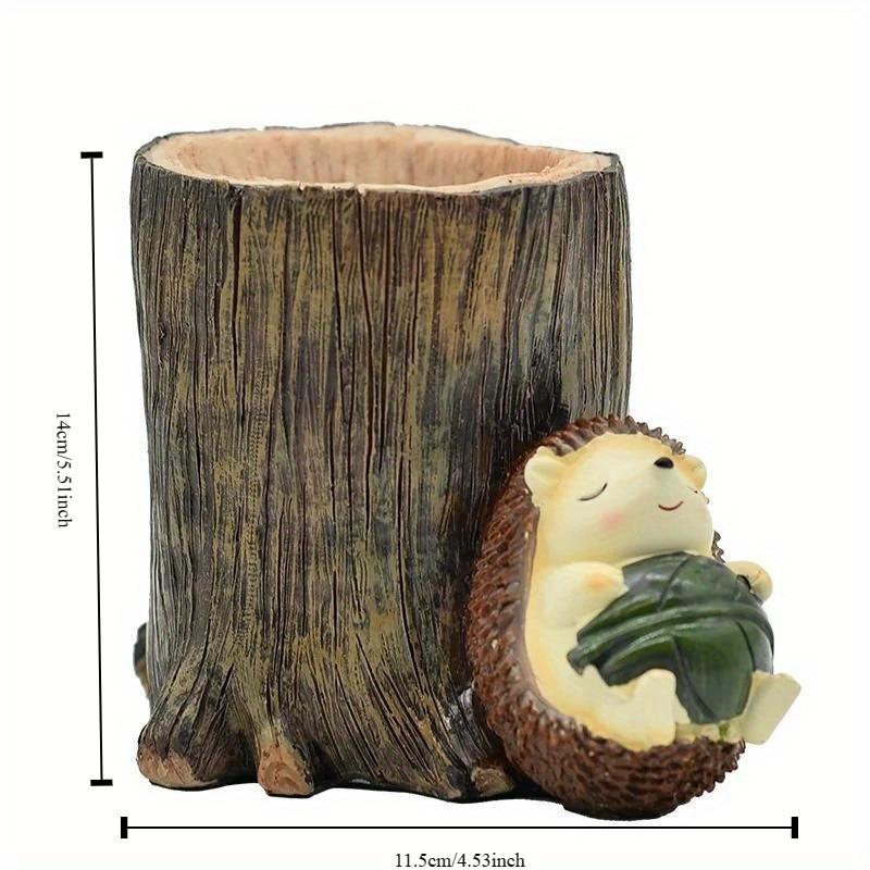 Student Stift Eingesetzt Hedgehog Stift Halter Kreative Hause Persönlichkeit Geburtstag Geschenk Harz Handwerk