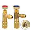 Liquid Safety Valve 1/4" Adapter For Air Conditioning Refrigerant - Air Conditioning Repair And Fluoride Safety Adapter