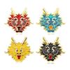 A52E Retro Dragon Badge Unique Designs Brooch Pins for Fashionable Individuals