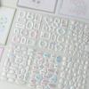Kawaii Dieren 3D Puffy Stickers Leuke Cartoon Scrapbooking Sticker DIY Journal Kantoorbenodigdheden Sticker Deco Esthetische Kunst