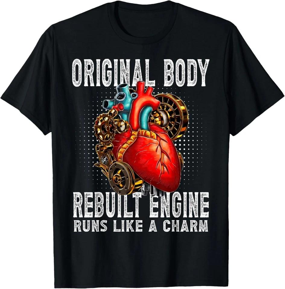 Funny Open Heart Surgery Recovery Survivor Men Women T-Shirt 4XL