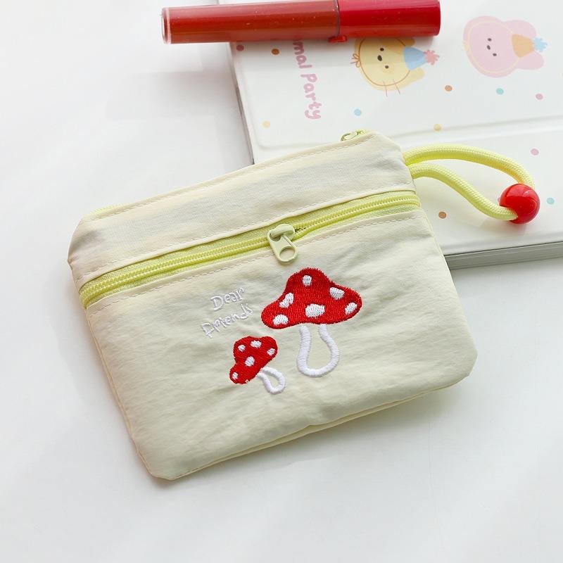 Japanese Cute Multi-layer Small Wallet Simple New Retro Mini Small Bag Coin Purse Card Case Key