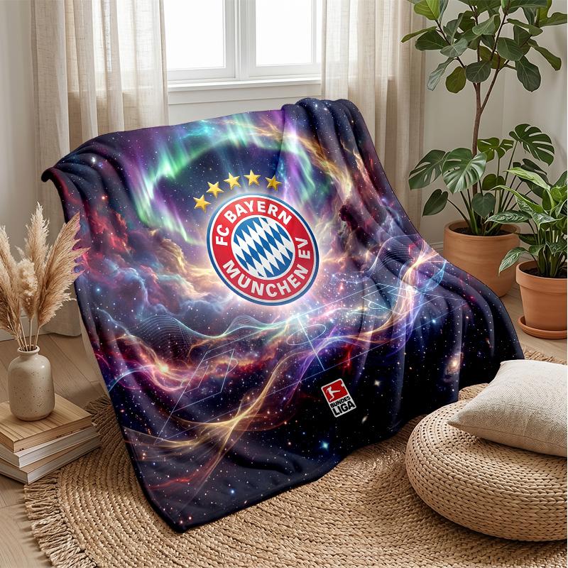 Couverture Thème Bayern Munich Couverture Douce en Flanelle Couverture Pelucheuse Couverture Confortable pour Canapé Lit pour Décoration Intérieure