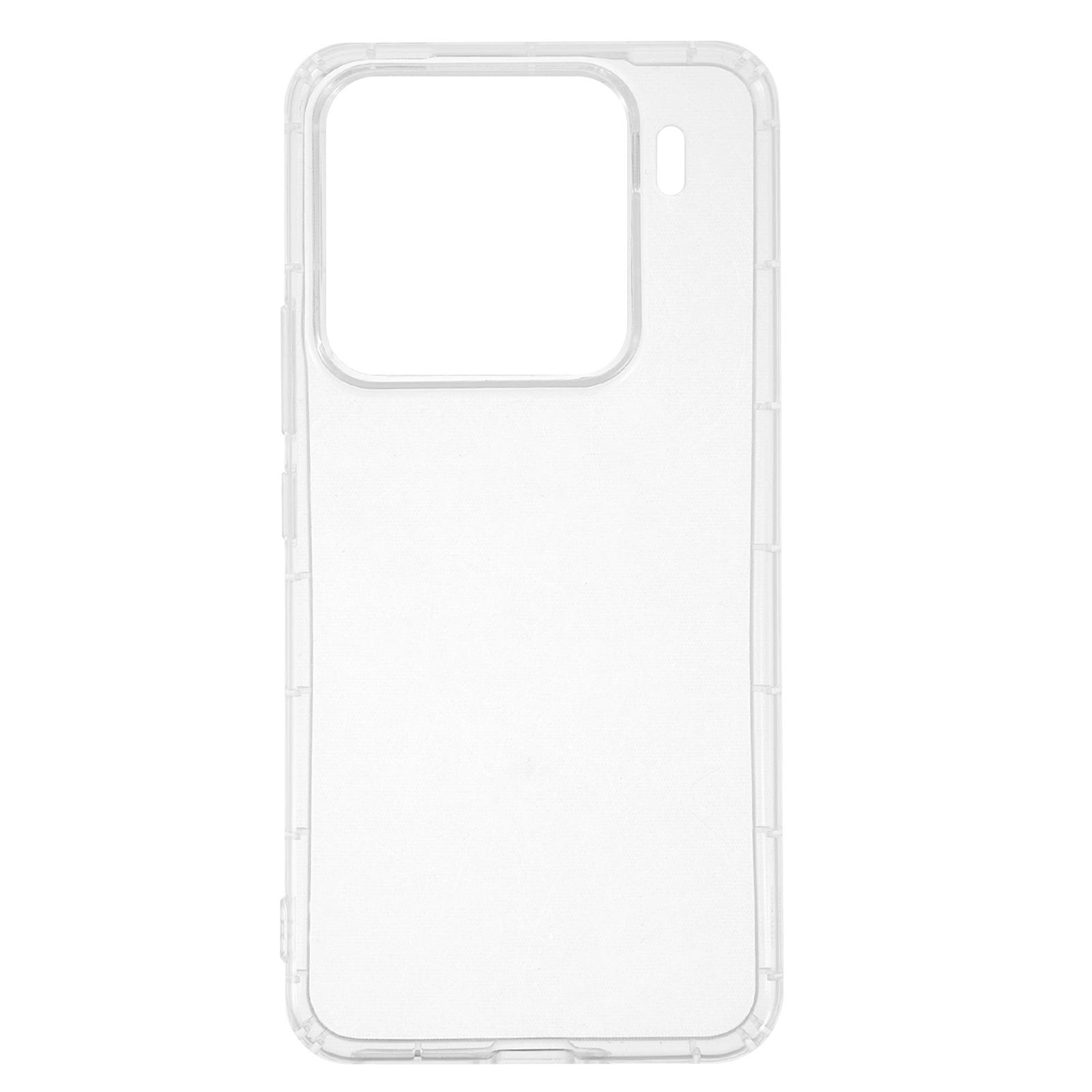 

For Xiaomi 15 Pro Case Transparent TPU Phone Back Cover Airbag Protection As Shown A