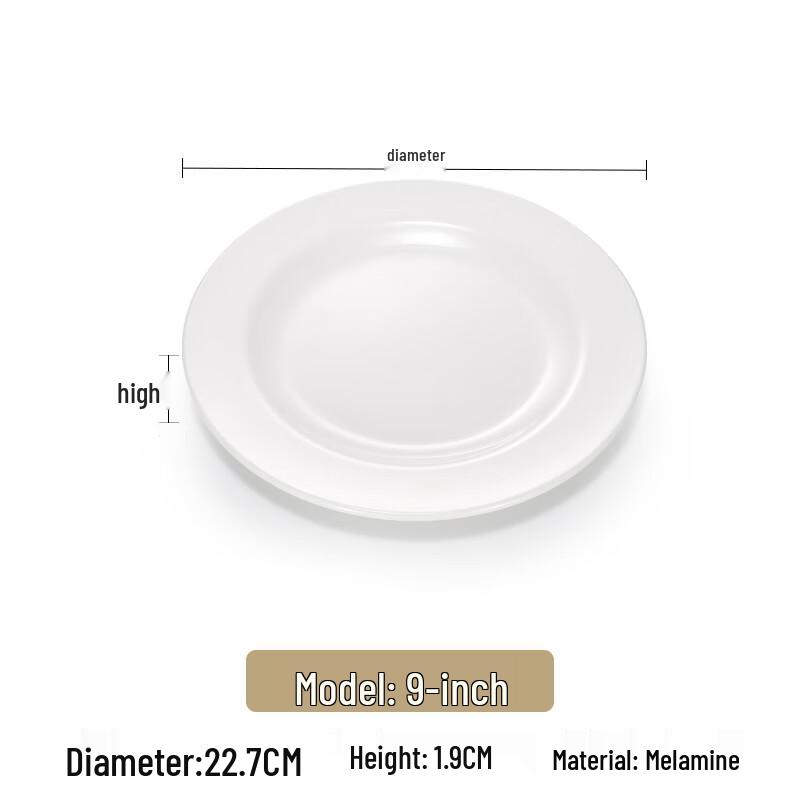 Melamine Round Dinner Plate