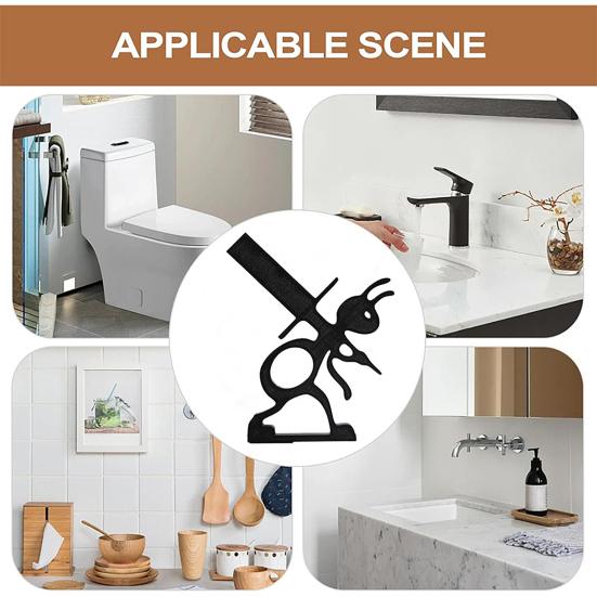 Ant Paper Roll Holder Cute Ant Shaped Toilet Roll Holder Tabletop Toilet Paper Holder Paper Dispenser for Home Bathroom Kitchen RV Decoration