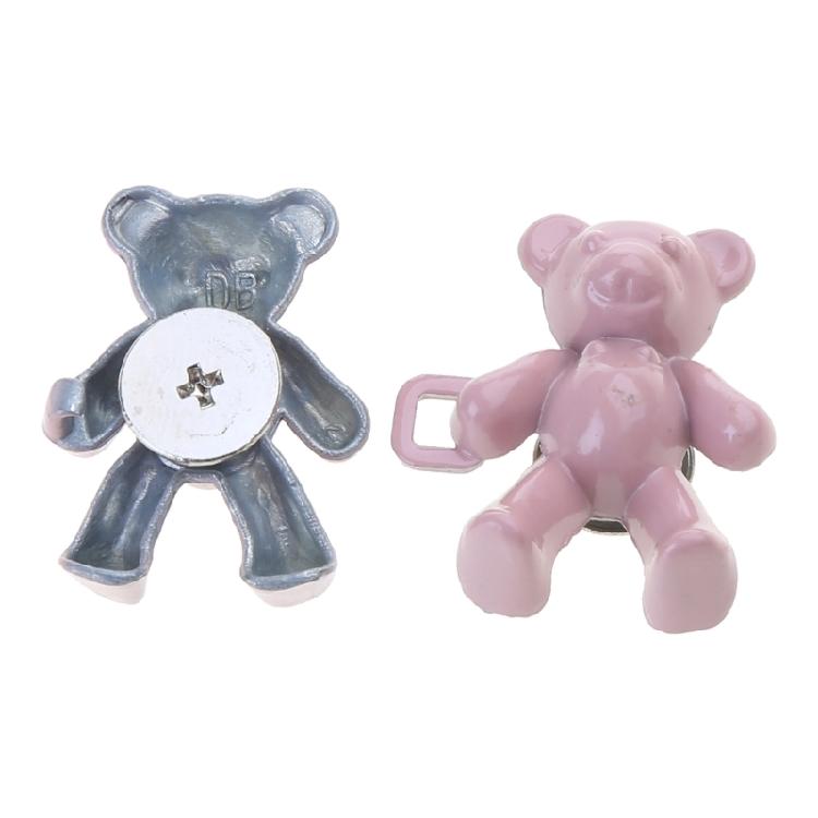 Colorful Bear No Sew Waist Button Jeans Buttons Cute Bear Jeans Buttons Pins