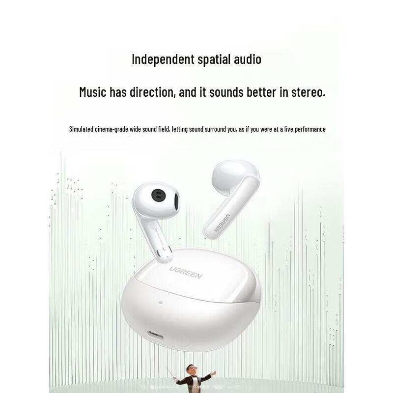 Ugreen Hitune H6 Pro Bluetooth 5.3 Active Noise Cancelling Wireless Earbuds