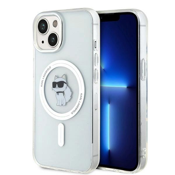 Karl Lagerfeld Klhmp15Shfccnot Iphone 15 / 14 / 13 6.1 Transparent Hardcase Iml Choupette Magsafe