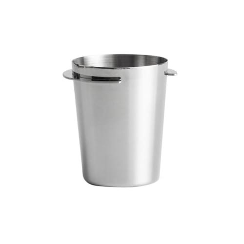 

Penkeef 58mm Espresso Coffee Dosing Catcher Cup Powder Feeder Machine Part, Wear-Resistant Distributor, Silver