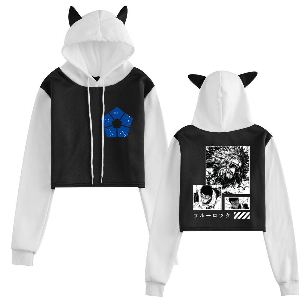 Blue Lock Anime Unisex Fleece Hoodie for Autumn and Winter
