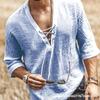 Popular Men's Chest Strap-Up Corn Medium Sleeve T-Shirt Shirt
