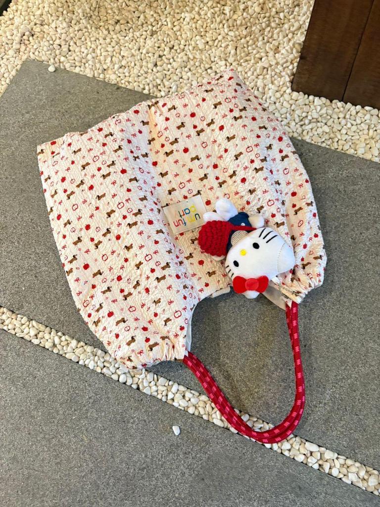 Cartoon-Tragetasche mit großer Kapazität - Koreanischer Stil für den täglichen Weg zur Arbeit