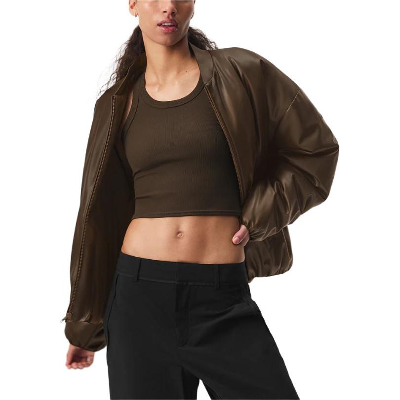 Alo Yoga Jackets Unisex Baseball Collar Moderate Pilot U4049R