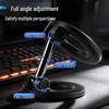 Dual-Sided Magnetic Car Phone Holder with Rotating, Folding Adhesive Design