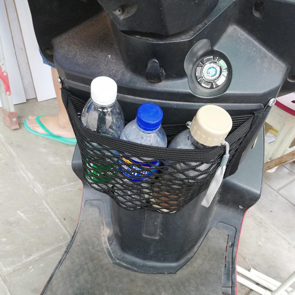 Motorcycle Bike Scooter Cargo Net Bag Multifunction Luggage Mesh Fuel Tank Storage Trunk Bag Car Styling Interior Accessories