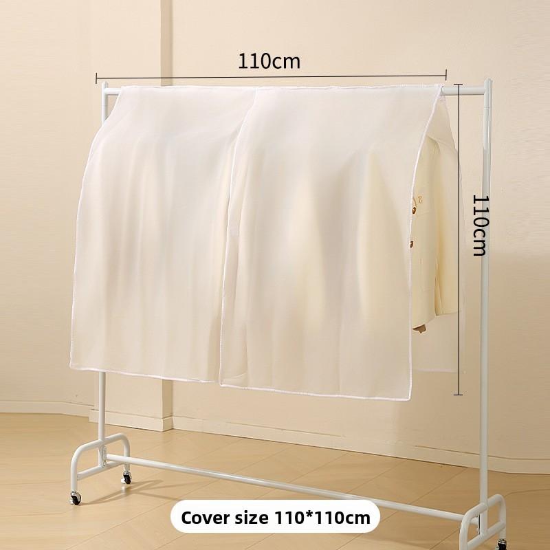 Clothing Dust Cover With Peva Material For Wardrobe Storage And Travel Use