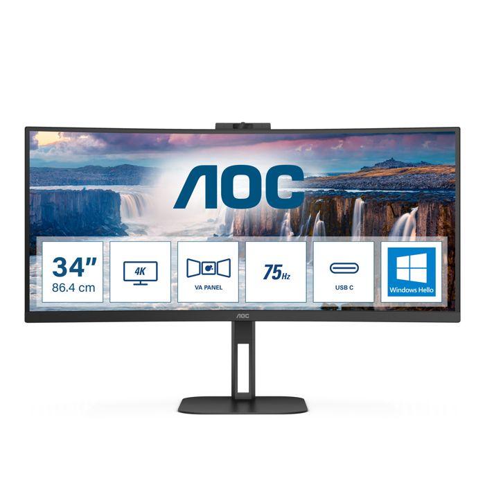AOC CU34V5CW-BK Screen 3440 X 1440 Px