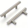 10 Pack | Brushed Nickel Cabinet Pulls - 5" Length for Home & Kitchen Drawer Pulls, Cabinet Handle, Elegant Kitchen Hardware.