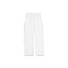 Li-Ning Solid Color Multi-Pocket Straight Leg Casual Pants Unisex Pants White AKXR557-4